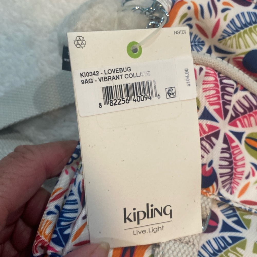 🆕Kipling Lovebug Small Backpack, Vibrant Collage - Picture 7 of 8